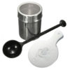 Stainless Steel Chocolate Sugar 16pcs Cappuccino Coffee Shaker Cocoa Powder Cinnamon Dusting Tank Kitchen Filter Cooking Tool - Image 2
