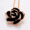 Fashion Rose Flower Enamel Jewelry Set Gold Color Black Painting Jewelry Sets for women - Image 6