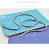 Stylish men's, 925 sterling silver necklace bracelet Jewelry Sets. width 5mm snake chain - Image 3