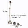 4 Pcs/set Women Cool Rock Punk Clip Earrings / Retro Silver Earring Ear Cuff - Image 2