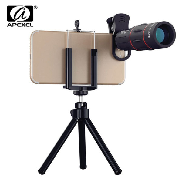 Universal 18X Telescope Optical Zoom for iPhone Samsung XIAOMI Smartphones clip Telefon Camera Lens